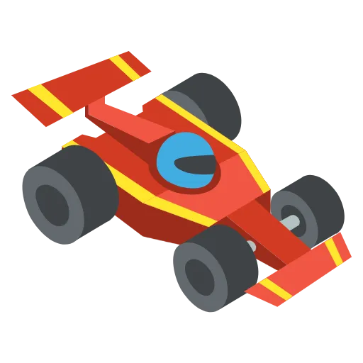 emoji of a fast car